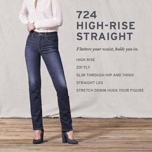 Levi's 724 women’s high-rise slim straight Jeans